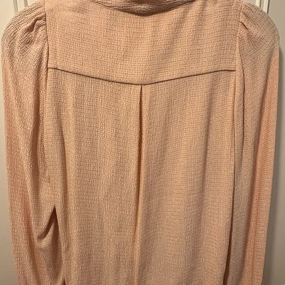 SEZANE Abelia Blouse Wrap Front Pink Top - Picture 3 of 5